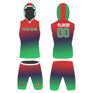 Conjuntos de Camisetas y Pantalones Cortos de Fútbol 7V7 para Hombre, 100% Poliéster, Secado Rápido, Transpirable, Tallas Grandes, Nombres/Números de Equipo Personalizables - Product Image 2