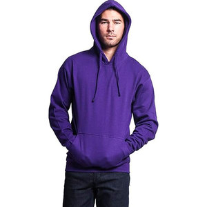 Sweat à capuche en polaire de base Sweat à capuche en coton biologique avec poche kangourou - Product Image 3