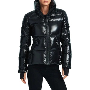 Veste coupe-vent matelassée et chaude pour femmes, sports d'extérieur décontractés d'hiver, veste bouffante à col rabattu, veste femme 2026, vente en gros - Product Image 1