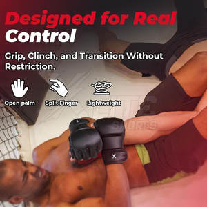Guantes de Artes Marciales Mixtas (MMA) para Entrenamiento de Boxeo y Fitness, Mayor Comodidad, Ideales para Sesiones de Ejercicio Prolongadas - Product Image 3