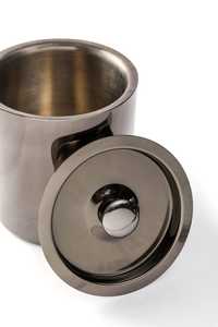 Refroidisseur en acier noir brillant à double paroi de conception classique pour les fêtes de bar à la maison et les baignoires-Idée cadeau parfaite! - Product Image 3