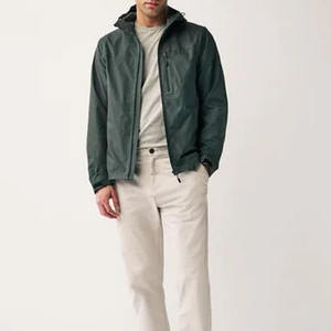 เสื้อแจ็กเก็ตทรงพองสำหรับผู้ชายเสื้อโค้ทผ้าใบมีซิปปิดขนาดพิเศษพิมพ์ลายตามสั่ง - Product Image 3