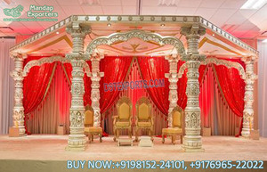 Decoración de Mandap para Bodas en Sri Lanka, Decoración de Mandap para Bodas del Sur de la India, Decoración de Mandap para Bodas Kalyan, Decoración para Eventos en Australia - Product Image 4