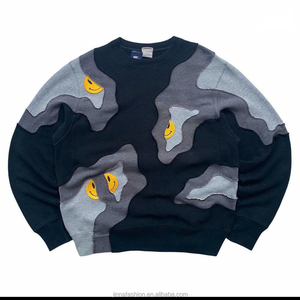 Impression personnalisée sweat à capuche surdimensionné goutte épaule sweat femme coton vierge sweat à capuche coréen pour dames - Product Image 4