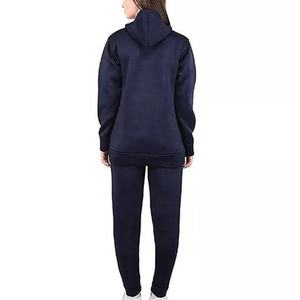 Logo personnalisé respirant imprimé bleu-couleur dames vente en gros femmes survêtement de haute qualité femmes 2 pièces survêtement - Product Image 3