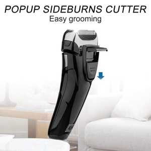 Afeitadora Eléctrica Profesional para Hombre, Doble Cuchilla, Carga USB, Recortadora Ultrafina, IPX7, Recortadora de Barba Portátil para el Cuerpo - Product Image 4