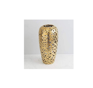 Vase en acier inoxydable nordique pour la maison, vase de luxe léger, salon, restaurant, table basse, arrangement floral décoratif - Product Image 1