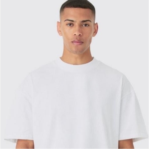 เสื้อยืดฮิปฮอปโอเวอร์ไซส์ผ้าคอตตอน100% ใส่สบายสไตล์สตรีทแวร์ออกแบบได้ตามต้องการ - Product Image 3