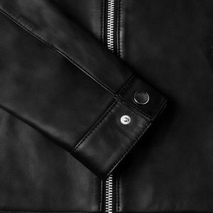 Meilleure vente personnalisée veste d'hiver mince pour hommes conception personnalisée haut en cuir avec des caractéristiques uniques veste - Product Image 5