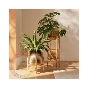 Macetas de ratán de alta calidad al por mayor, listas para exportación internacional, ecológicas y perfectas para la decoración del hogar - Product Image 4