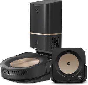 Pour le nouveau robot aspirateur Roomba s9+ (9550) et le robot laveur Braava Jet m6 (6112) - Ensemble - Connecté au Wi-Fi - Product Image 1