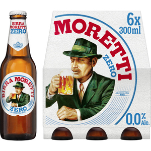 Birraa Moretti Italian Premium Lager Beer 24 x 33cl <b>Bottles</b> Brewed With Special Hop <b>Blend</b> Smooth Full Bodied For Restaurants - Product Image 3