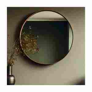 Juego de espejo de tocador de madera redondo de alta calidad con marco hecho a mano Venta caliente en la India Uso de pared a un precio razonable - Product Image 3