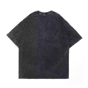 Summer New Blank 100% Cotton Washed Custom <b>t</b> <b>Shirt</b> High Quality <b>Plain</b> Acid Wash <b>Oversize</b> <b>T</b>-<b>shirt</b> Cropped <b>t</b> <b>Shirt</b> for Women - Product Image 6