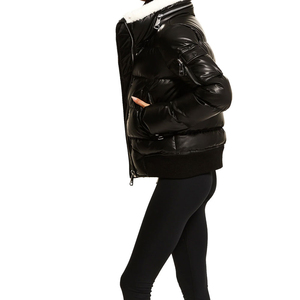 Chaqueta acolchada cálida de invierno 2025 para mujer, fabricación profesional, chaquetas acolchadas impermeables de manga larga para mujer, servicio OEM - Product Image 5