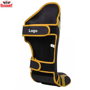 Espinilleras para hombre, Material de cuero elegante para deportes, fabricado en paquistaní, venta al por mayor, último diseño, equipo de entrenamiento - Product Image 2