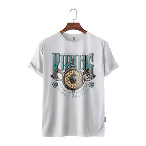 Camiseta Casual Estampada para Hombre 2026, Algodón Suave, Fabricante OEM, Proveedor Mayorista de Ropa con Logotipo Personalizado de Bangladesh, Teñido Liso - Product Image 2