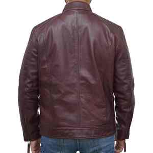 Nueva chaqueta de cuero para hombre personalizada nueva moda superventas elegante a prueba de viento cómoda invierno perfecta ajustada alta demanda - Product Image 4