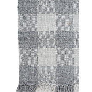 Alfombra Rectangular a Rayas de Estilo Boho Clásico, Tejida a Mano en Poliéster Azul, Marca Indusbar, Modelo PDPL-47, para el Hogar o como Regalo - Product Image 4