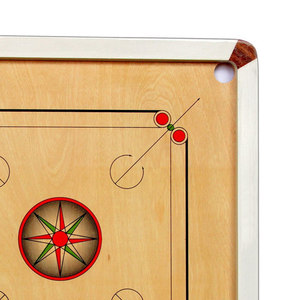 2024 ensemble de jeu de société Carrom en bois traditionnel Logo personnalisé conception Simple pour jouer personnalisé nouveau plateau Carrom en bois à vendre - Product Image 3