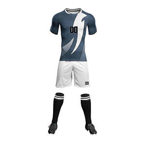 Maillots de football de haute qualité respirants à sublimation, conception de découpe automatisée, uniforme de football économique de haute technologie - Product Image 4