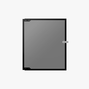 Puerta de Vidrio Transparente Frontal - Producto P2S - Product Image 1