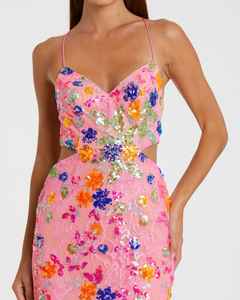 เดรสสายเดี่ยวประดับด้วยลูกปัดชุดเดรสเซ็กซี่แขนกุดยาวหรูหราสำหรับงานปาร์ตี้ตอนเย็นชุดเดรสสำหรับใส่ไปงานปาร์ตี้ - Product Image 1