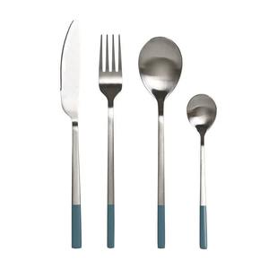 Lot de 5 couverts en acier inoxydable, couverts plaqués or rose, idéal pour la cuisine, le café, la maison, la conception martelée - Product Image 5