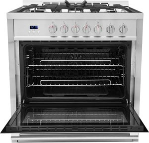 Meilleure offre pour une nouvelle offre de 6 en 1. Cuisinière à gaz avec plaque de cuisson à 5 brûleurs, 3,8 pi³ ft - Product Image 4