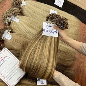 Venta al por mayor 100% extensiones de cabello humano Remy virgen extensiones de cabello liso con muchos colores teñidos por proveedor vietnamita - Product Image 3