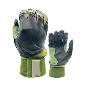 Nouveau Style professionnel léger longue manchette Softball Baseball gants de frappe flambant neuf en cuir gants de frappe - Product Image 3