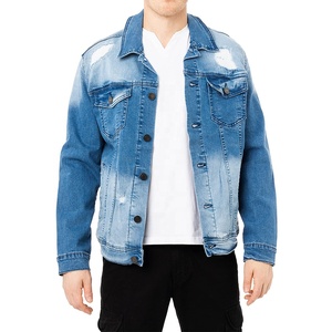 Veste en jean Streetwear Veste en jean surdimensionnée de haute qualité Vestes en jean à fermeture boutonnée pour hommes Manteau en jean en coton doux Parfait pour un usage quotidien - Product Image 4