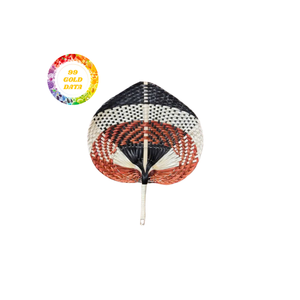 Abanico Plegable de Bambú Hecho a Mano, Abanico de Madera Natural Vietnamita para Viajes, Decoración de Regalo de Verano - Product Image 5