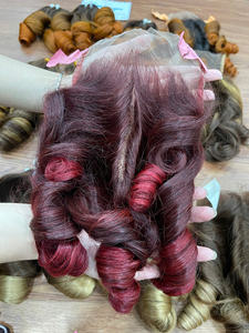 2025 Hot Bouncy Curl Cabello crudo Doble dibujado Cabello nigeriano Precio al por mayor Extensiones de cabello humano vietnamita - Product Image 5