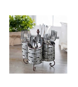 Soporte para cubiertos de diseño atractivo soporte para cubiertos galvanizado de la mejor calidad para accesorios de cocina y mesa al precio más barato - Product Image 6