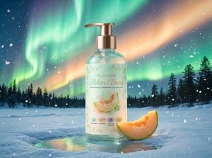 Gel Lubricante Personal con Sabor a Melón MELOVA |   A base de agua |   Cuidado con D-Pantenol |   Sin azúcar |   pH equilibrado |   Ecológico |   Spray - Product Image 4