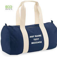 Sac de sport pliable personnalisé en toile tendance avec fermeture éclair pour voyage, grande capacité, vente en gros, fabriqué au Vietnam