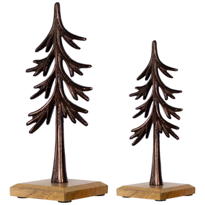 Adornos Navideños de Excelente Calidad para Árboles de Navidad, Decoración para el Hogar, Sala de Estar y Eventos, Árbol de Madera y Metal a Precio Económico - Product Image 5
