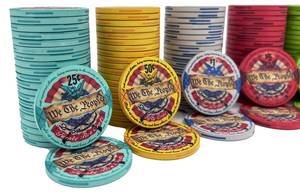 Jetons de poker en céramique professionnels 10g 40mm avec logo et couleur personnalisables en argile de luxe au design unique pour une utilisation au casino - Product Image 6