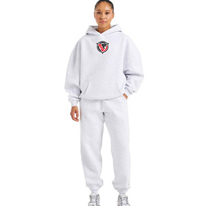 Sudadera y pantalón para mujer, sudaderas con capucha de lana, conjunto de sudaderas informales, chándal para mujer, jerséis, ropa deportiva con capucha, disfraces, chándal - Product Image 6