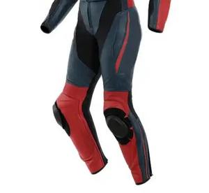 Combinaison de course de moto sur mesure pour femmes vêtements de moto en cuir respirant avec deux tartes de vente chaude - Product Image 4