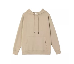 <b>Fleece</b> Polyester/Cotton Pocket Winter Streetwear <b>Jacket</b> Custom Logo Unisex Regular Fit Plain Blank Pullover Hoodie - Product Image 5