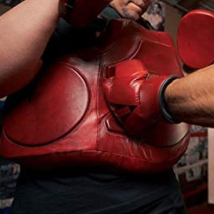 แผ่นป้องกันหน้าอกหนังสังเคราะห์แบบสั่งทำพิเศษ ระบายอากาศได้ดี เป็นมิตรกับสิ่งแวดล้อม สำหรับ MMA มวยปล้ำ ป้องกันใบหน้า สำหรับการฝึกซ้อมของผู้ชาย - Product Image 5