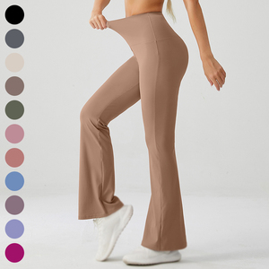 Plus Size <b>Womens</b> Clothing High Waist Active Gym Flared Yoga Pants With Pockets <b>Women's</b> Clothing Plus Size Yoga Gym <b>Leggings</b> - Product Image 2