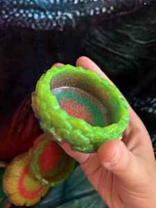 Petit bol en résine écologique parfait pour les salades, les collations et les accompagnements Décoration de table de cuisine Saladier en résine - Product Image 3