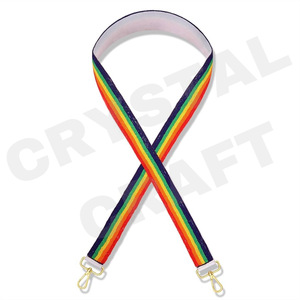 Pittsburg personnalisé or blanc perle de rocaille sac sangles 'crochet Em cornes' accessoire à la mode perlé sac à main sangle - Product Image 6