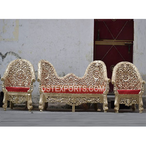 Increíble Conjunto de Sofás para Bodas Asiáticas para Parejas, Compre el Último Conjunto de Sofás para Novios, Sofá de Diseño Resistente para Bodas en EE. UU. - Product Image 1