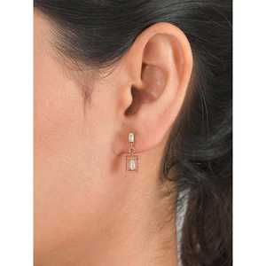 Pendientes delicados con aspecto de diamante - Product Image 3