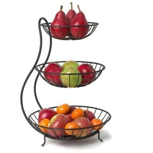 Cesta de Frutas con Acabado Dorado, Cesta Decorativa para Mesa de Desayuno, Cesta para Almacenamiento de Alimentos para Hoteles, Restaurantes y Bodas - Product Image 5