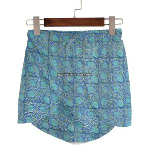 Nouveaux shorts cache-cœur imprimés pour femme, collection été, en coton, pour la plage, style baby doll - Product Image 3